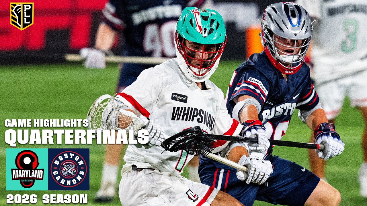 Maryland Whipsnakes vs. Boston Cannons Quarterfinals Game Highlights | 2026 Season