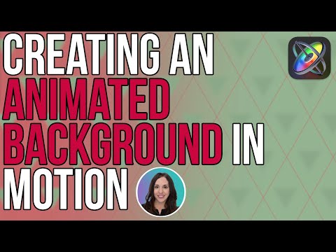 Creating an Animated Background in Motion