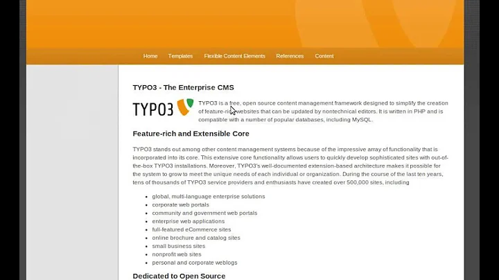 TYPO3 - In-Place migration from TemplaVoila to Fluidtemplate and Grid Elements