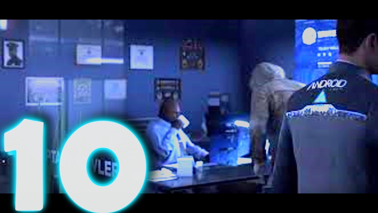 Detroit Become Human Gameplay Walkthrough part 10 captain fowler office