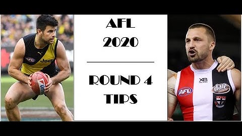 AFL round 4 2020 tips