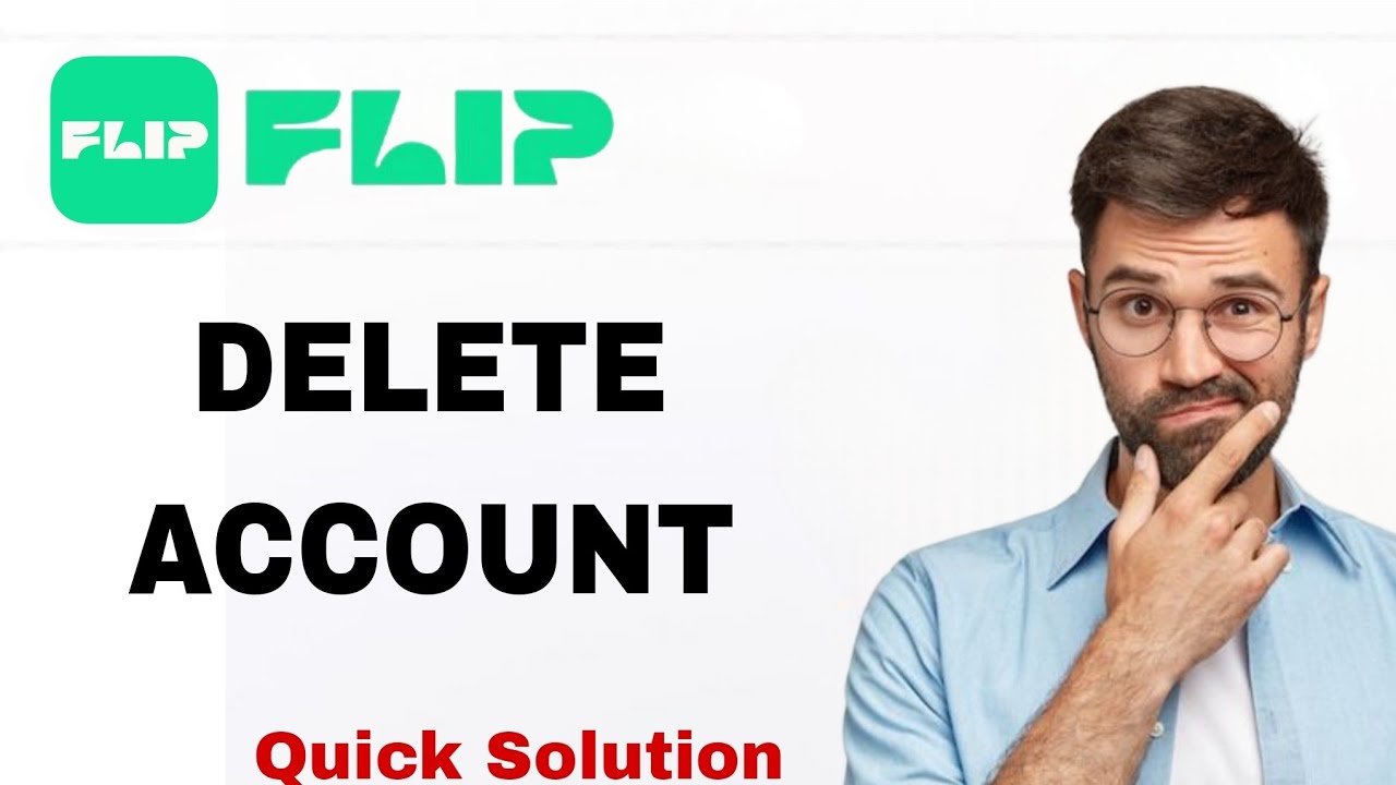 How To Delete Account On Flip App | Step By Step - YouTube