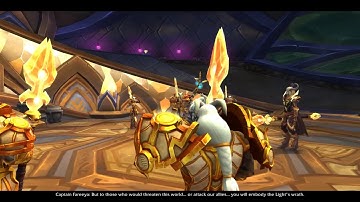 WoW - Lightforged Draenie Allied Race Intro