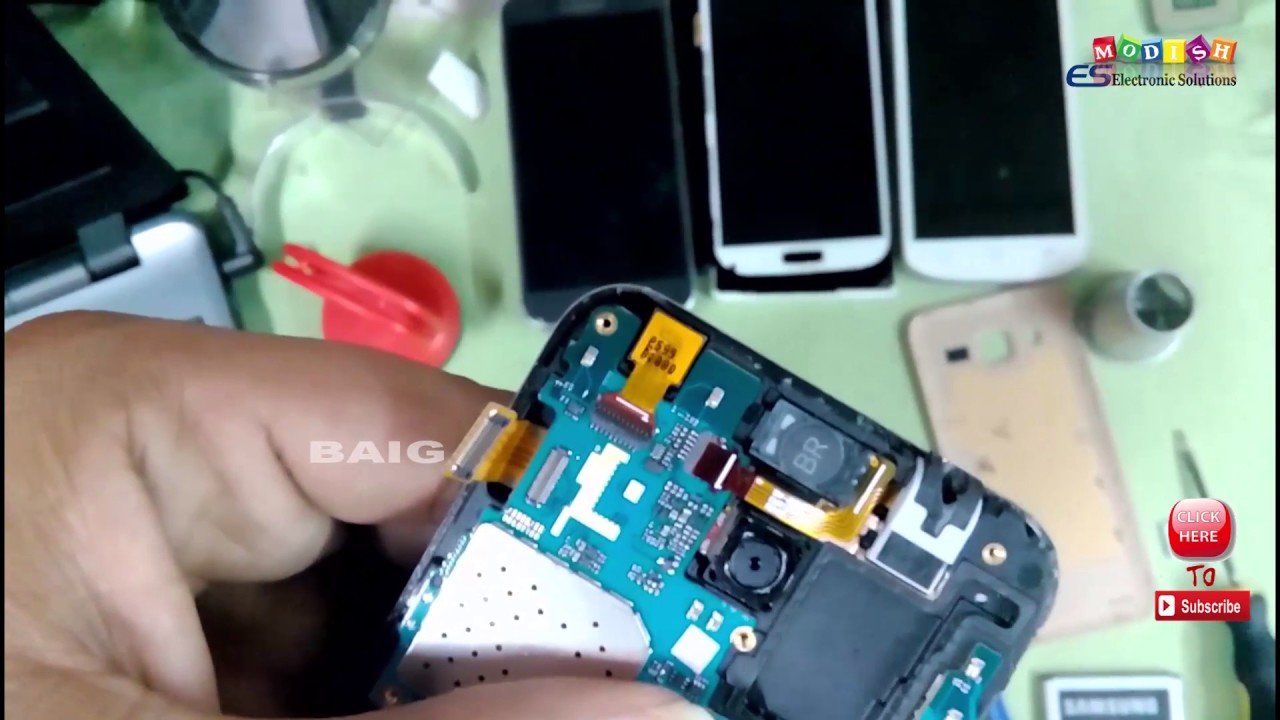 Samsung Galaxy J2 Disassembly And Display Battery Replacement Samsung J2 Sm J0gand J5 Youtube
