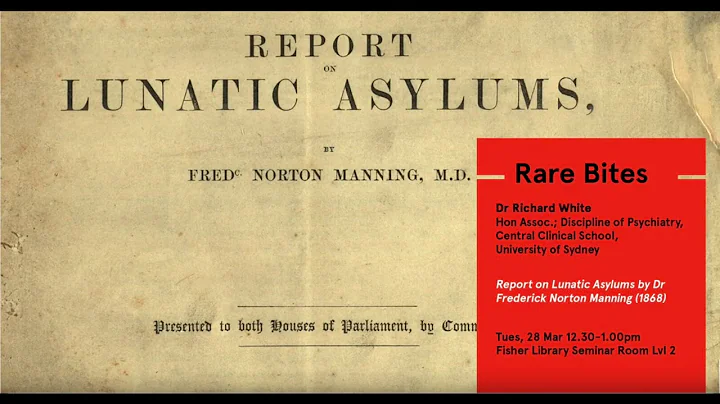 Rare Bites: Report on Lunatic Asylums by Dr Freder...