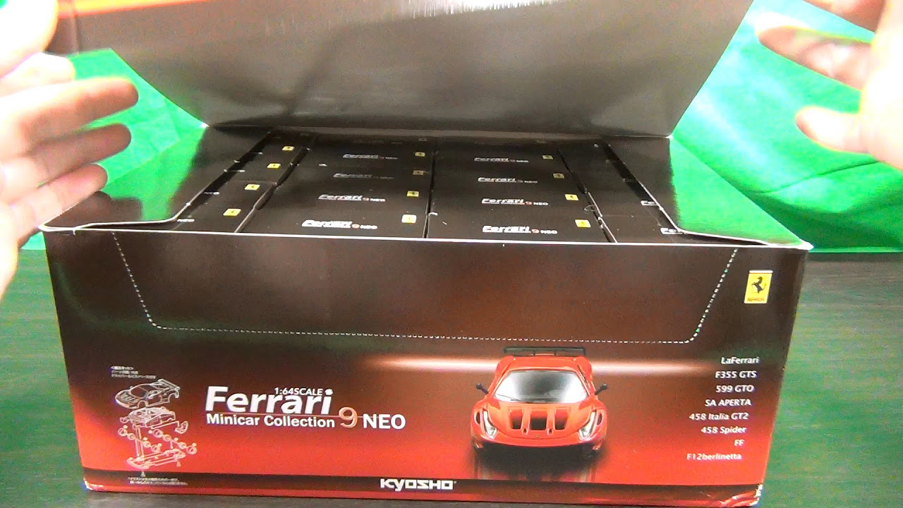 ☆彡【新品】 京商 フェラーリ ミニカー コレクション 20台 KYOSHO フェラーリ・ミニカーコレクション9NEO(20個BOX)開封