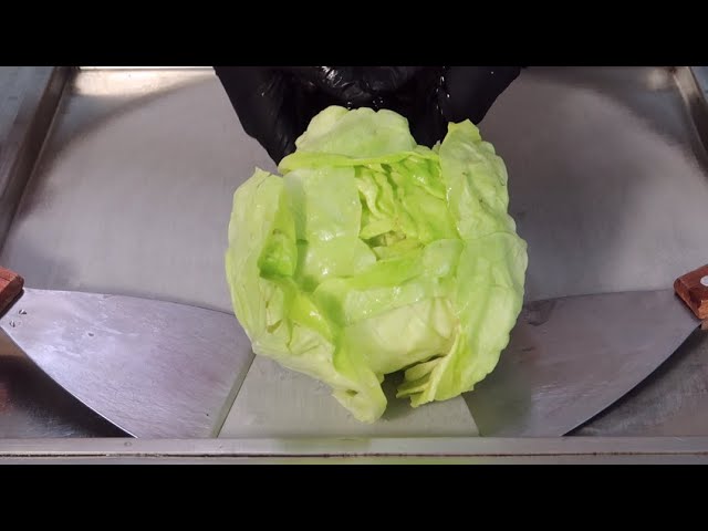 Cabbage Ice Cream Roll | Satisfying Tapping ear to ear tingles ASMR Food | I Love Foods