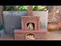 How To Build Outdoor Fireplace - DIY Construction Your Own Masonry Fireplace