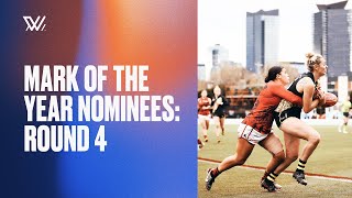 Toyota AFLW Mark of the Year: Round 4 nominees