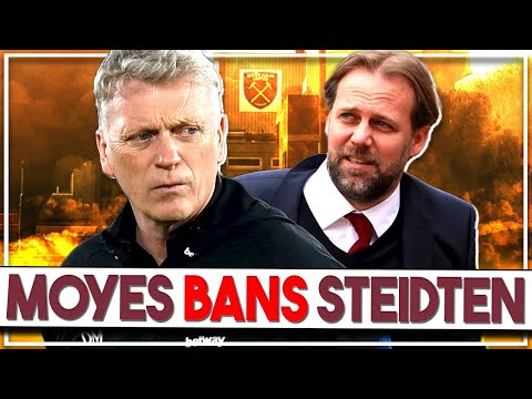 Tim Steidten BANNED from training ground & changing room | West Ham Sporting Director restricted