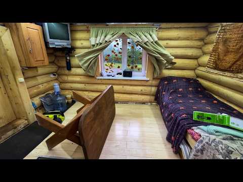 On the brink of collapse! Cleaning up the aftermath of the storm. Living in a cabin.