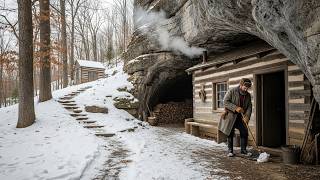 Neighbors Laughed When He Built a Cabin Inside a Cave — Until It Saved Him in a Blizzard