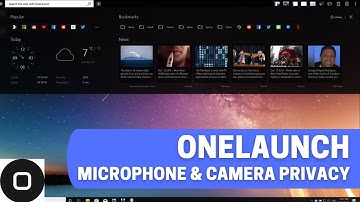 How to setup and utilize the OneLaunch microphone and camera privacy feature.