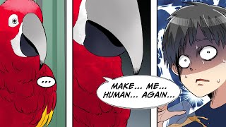My parrot starts talking and one day... "I want to be a human again..." [Manga Dub]