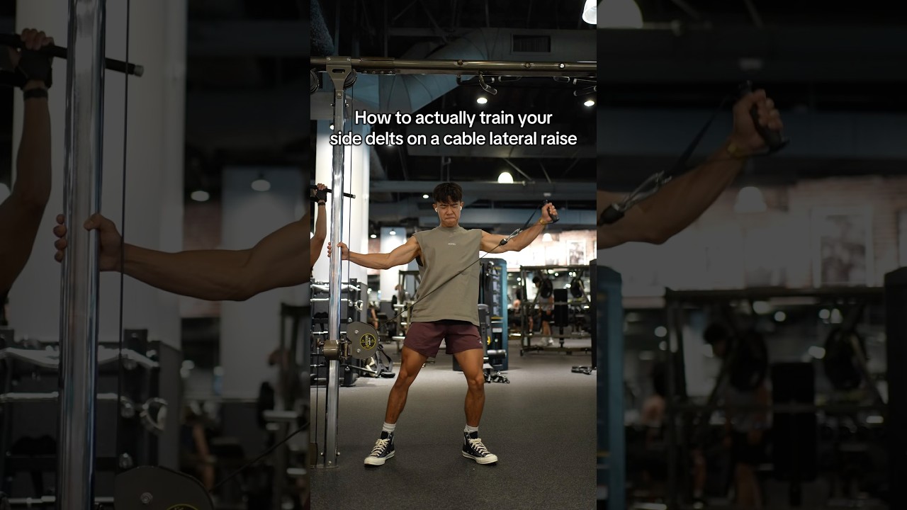 How to Finally Fix Your Form on Cable Lateral Raises