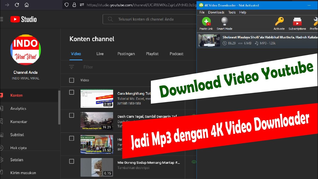 Cara Download Mp3 di Youtube Ga Pakai Ribet - YouTube