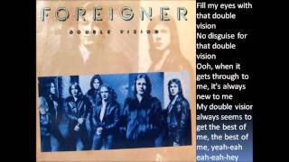 Foreigner - Double Vision (lyrics) HQ chords