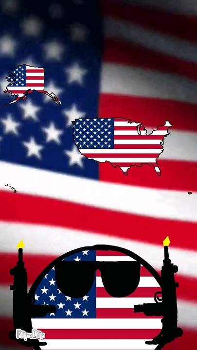 countryballs 4th of july