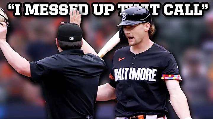 Umpire immediately corrects himself after getting the call wrong, a breakdown