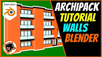 Best way to create WALLS in ARCHIPACK PRO (Blender tutorial)