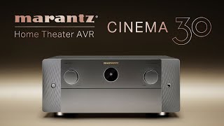 FIRST LOOK! Marantz CINEMA 30 Flagship Home Theater Receiver | 11.4 Channels w/ Dirac Live Support!