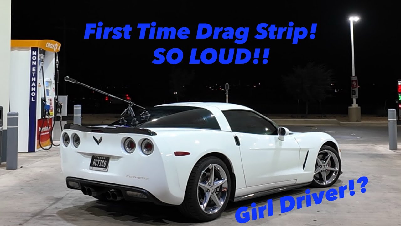 Girl Gets DUMPS On Her MANUAL C6 Corvette and RACES IT!! 