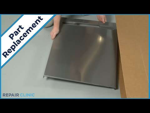 Outer Door Panel - KitchenAid Dishwasher (Model KDFE204KPS0)
