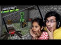 Playing Minecraft On Mobile With My Sister |GONE WRONG| 😭