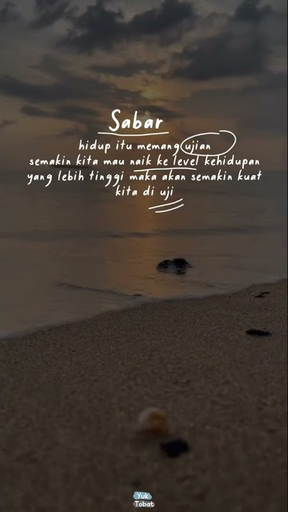 Kata Kata Story Wa | Sabar | Viral Tiktok