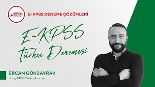 2024 Ekpss Türkçe Deneme Çözümü Ercan Gökbayrak Hangi Kpss ?