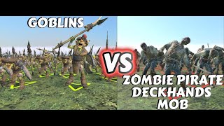 Who Will Win? Goblins or Zombie Pirate Deckhands Mob in Warhammer Total War 3!