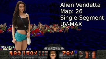 Alien Vendetta Map 26 "Dark Dome" UV MAX [DOOM II]