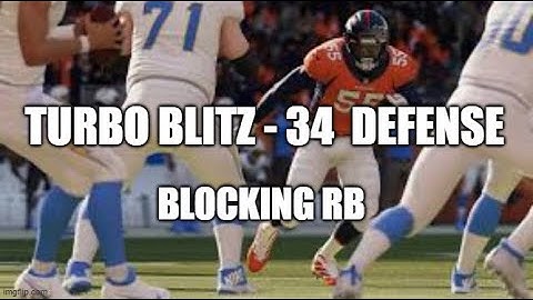 Madden 22 Glitches Cheats and Tips – User Blitz - Blocking RB - 34 Defense