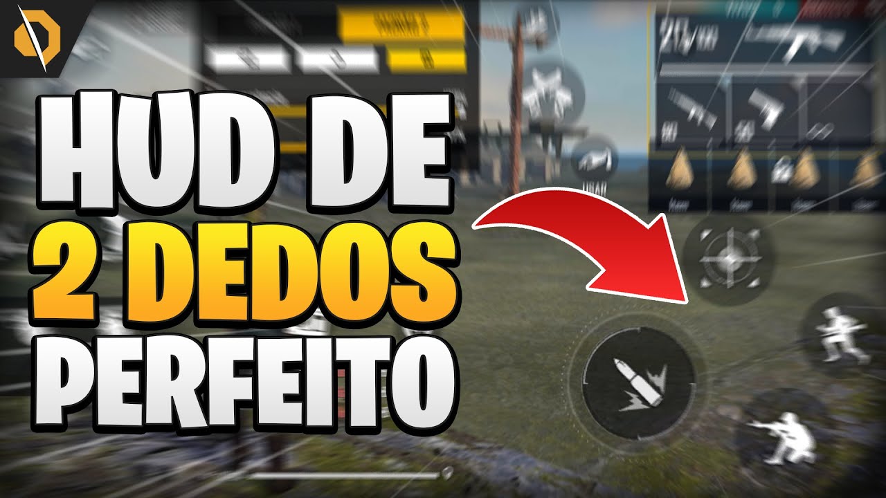 O MELHOR HUD 2 DEDOS DA HISTÓRIA DO FREE FIRE