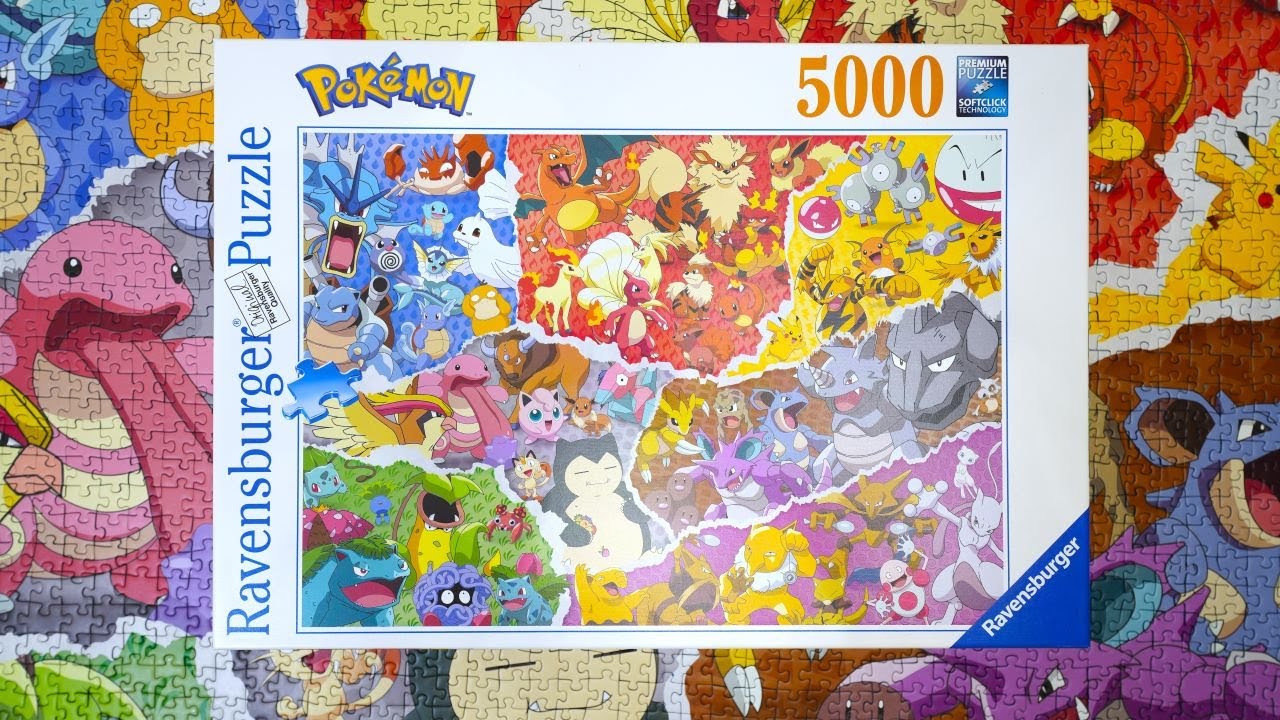 Puzzle Ravensburger Pokémon Challenge puzzle Pikachu (1000 pièces)