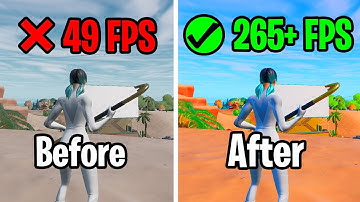 FIX FPS DROPS & BOOST FPS in Fortnite Chapter 3 Season 4! (1000+ FPS)