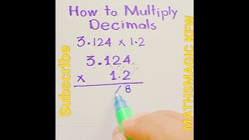 How to multiply decimals - Multiplying decimals #shorts
