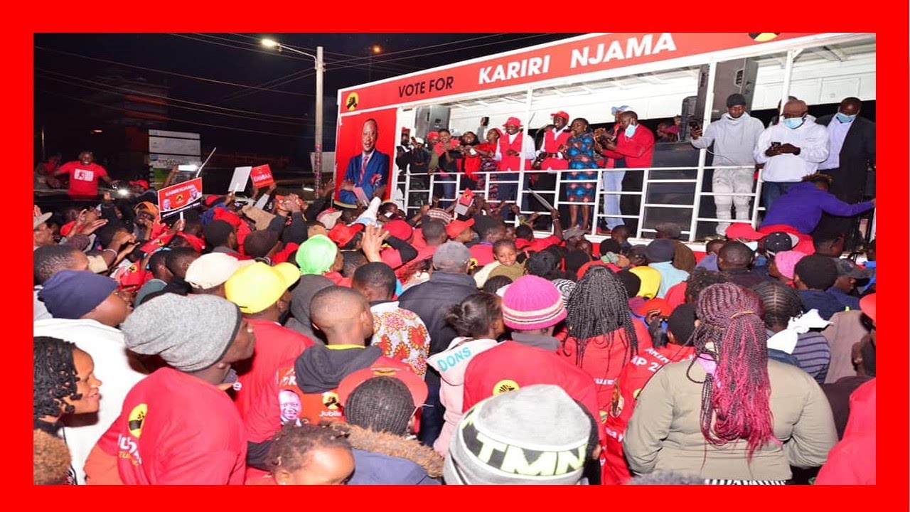 LIVE: Huge campaign rally for Kariri Njama, Jubilee ...