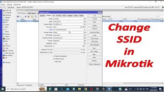 How to Change SSID in Mikrotik | Change Wifi name Mikrotik Router Haplite