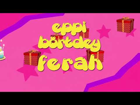 İyi ki doğdun FERAH - İsme Özel Roman Havası Doğum Günü Şarkısı (FULL VERSİYON)