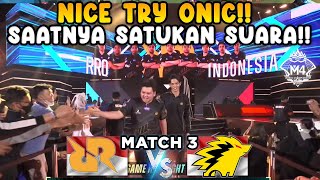 RRQ MODE UBE, SANG RAJA MEMBUKTIKAN MEREKA LAYAK UNTUK MAJU TOP 3!! - RRQ vs ONIC Match 3