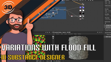 Variation with the Flood Fill Node Substance Designer