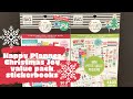 Happy Planner Christmas Stickerbook Side by Side Flipthrough