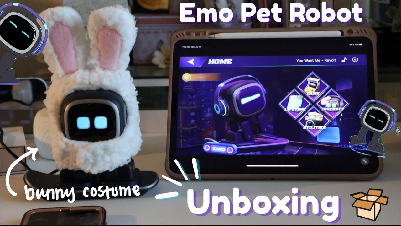 EMO: The Coolest AI Desktop Pet with Personality and Ideas.