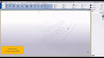 Easy modeling of complex platework with lofted plates - Tekla Structures 2020