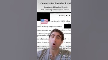 U.S. naturalization interview results.