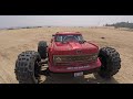 ARRMA Outcast 8s 1/5 "Too FAST?" 39T Limitless spool gear with stock electronics...