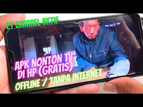 APLIKASI NONTON TV DIGITAL DI HP (OFFLINE / TANPA INTERNET / TANPA PAKET DATA)