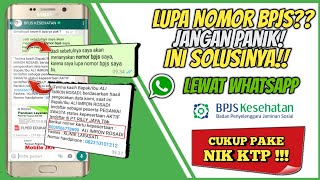 Cara mengetahui nomor BPJS kesehatan dengan KTP