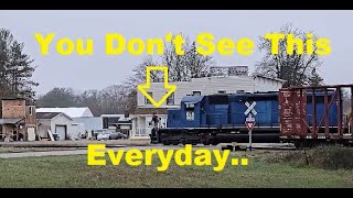 One Train Takes The Y As Another Passes By On The Fly! #train #trains #trainvideo | Jason Asselin